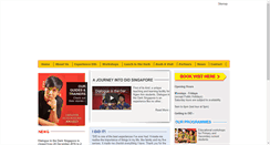 Desktop Screenshot of dialogueinthedark.com.sg